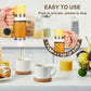 🍯 50% OFF NOW! ✨ 9oz No-Drip Glass Honey & Syrup Dispenser – Mess-Free, Easy Pour & Perfect for Kitchen & Breakfast 🍽️