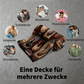 🎁🎄Weihnachtsverkauf - 49% Rabatt🐔Vintage Flanelldecke mit Hühnermuster