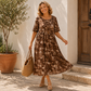 🌸 Estelle Printed Summer Dress – Flowy A-Line, Pockets, 6 Colorful Prints. 48% OFF + Free Shipping!