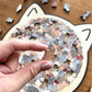 🔥2026 Hot Sale 50% OFF✨⚡ 50K+ SOLD! 🎁🧩135-Piece Morandi-Colored Cat Shaped Wooden Jigsaw Puzzle