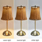 🌟🕯️ Cordless Boho Rattan Table Lamp – LED Bedside Lamp with Rechargeable Battery, Natural Rattan Shade, Creates Cozy Atmosphere Anywhere. A Must-Have for Boho Home Decor! 🎋💡