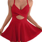 ⏳Last Day Special Sale 80% OFF🩱Women's Cutout One Piece Skirt Swimsuit