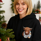 ⏳LAST DAY SALE ONLY￡18.99!🔥✨🎁Cute Highland Cow Cozy Fleece-Lined Hooded Sweatshirt🦬