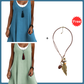 🌟LAST DAY SALE: ONLY ￡14.99!!🎁💃Women's Casual Loose Sleeveless Fake Two Piece Tank Dress