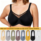 ⏳Last Day Special Price💐Women's Elegant Sheer Full Coverage Plus Size Bra
