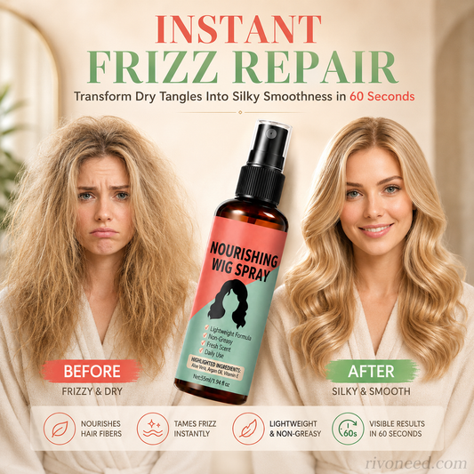 ⏳LAST DAY SALE 67% OFF !!📢Lightweight No-Rinse Nourishing Wig Spray