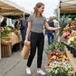 ⏳2026 Hot Sale 70% OFF🌞Women’s Fitted High-Waisted Zip-Pocket Trousers - 👖Lightweight, Breathable, Soft 26"/27" Ankle Pants with Zipper Pockets