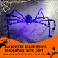 ⏳Limited time 50% discount 🎃Halloween Black Spider Decoration with Light🕷️