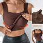 🏆Last Day Special Price ￡8.99!!⚡60K+ SOLD!💐Women's U Neck Thermal Tank Tops with Built-In Bra