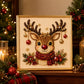 🔥48K+ Sold Only £10.99!!🧘Relaxing & Beginner-Friendly - 🎨💎DIY Christmas Pearl Rhinestone Painting  Art Kit