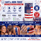 🦅4th of July Glitter Stick✨🔔Red, White & Blue Body & Hair Sparkle