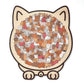 🔥2026 Hot Sale 50% OFF✨⚡ 50K+ SOLD! 🎁🧩135-Piece Morandi-Colored Cat Shaped Wooden Jigsaw Puzzle