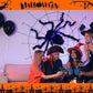 ⏳Limited time 50% discount 🎃Halloween Black Spider Decoration with Light🕷️