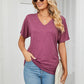 💕Hot Sale 49% OFF🌷V-Neck Solid Color Loose Ladies Tops