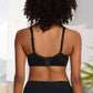 ⏳Brand Weekly Promotion 70% OFF!🖤Women's Mermaid Scales Lace Minimiser Bra Full Cup Wide Side Bands Adjustable Straps