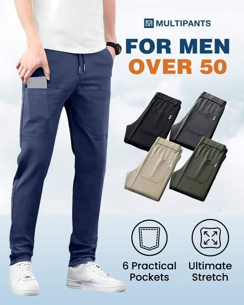 ⭐ Limited Time Deal 70% Off🏆Best-seller🥰MultiPants – High Stretch Multi-pocket Durable Cargo Pants