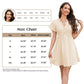 💕2026 New arrival 59% OFF Only ￡29.89! ☀️Florboom Women's Floral Lace Bohemian Dress — Featuring a deep V-neck, a short-length design, flowing short sleeves, and an A-line hem