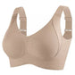 💗LAST DAY SALE :ONLY £7.99🔥Women's Ribbed Push Up Adjustable Wireless Bra🌸