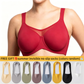 ⏳Last Day Special Price💐Women's Elegant Sheer Full Coverage Plus Size Bra
