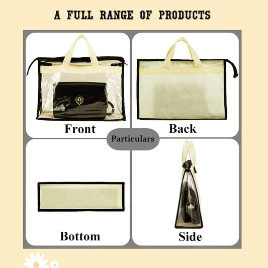 👜✨ Transparent Dustproof Bag For Bags – Sealed Hanging Storage Organizer, Closet & Wardrobe Saver, Space-Saving Protector For Purses & Shoes! 🧥👟🚀