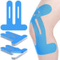 🎯 Pre-Cut Knee Kinesiology Tape – Easy Apply🦵 No Scissors Needed. Provides Muscle Support & Pain Relief for Running, Gym💪or Daily Activities. Stays on for Days! ✨
