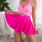 ⏳Last Day Special Sale 80% OFF🩱Women's Cutout One Piece Skirt Swimsuit