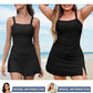 💥Last Day Special Sale 49% OFF🩱Women Vintage Tummy Control Two Piece Tankini Swimsuits