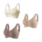💗LAST DAY SALE :ONLY £7.99🔥Women's Ribbed Push Up Adjustable Wireless Bra🌸