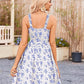 ⏰Hot Sale 80% Off💃Women's Summer Dresses Casual Square Neck Floral Sundress With Pockets