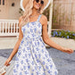 ⏰Hot Sale 80% Off💃Women's Summer Dresses Casual Square Neck Floral Sundress With Pockets