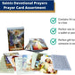 ✝️ Catholic Genuine Leather Holy Card Holder – Pocket Prayer Card Organizer with Snap Closure