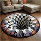 🔥2026 Hot Sale 50% OFF🎃⚡ 50K+ SOLD! 🎁3D Skeleton Vortex Quilted Round Halloween Rug