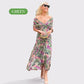 🌸New Arrival 70%OFF💖 Women's Off-the-Shoulder V-Neck Printed Dress