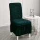 🎀🪑Ruffle Design Dinning Chair Covers,Soft Drop Cloth, Universal Fit for High-Back & Low-Back Chairs.
