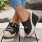👡New arrival 60% OFF!!🥰Women's Casual Denim Platform Slide Sandals