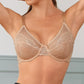 ⏳Brand Weekly Promotion 70% OFF!🖤Women's Mermaid Scales Lace Minimiser Bra Full Cup Wide Side Bands Adjustable Straps