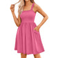 ⏰Hot Sale 80% Off💃Women's Summer Dresses Casual Square Neck Floral Sundress With Pockets