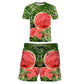 🍉New arrival 33% OFF! 👕 Men's Casual Watermelon-Patterned T-Shirt Set – Round Neck Short Sleeve Top & Shorts, Loose & Breathable, Plus Size Available. Fun & Trendy Summer Outfit! ☀️🩳