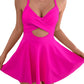 ⏳Last Day Special Sale 80% OFF🩱Women's Cutout One Piece Skirt Swimsuit