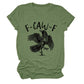✨Surprise Price: Only £10.99✨Humorous Crow Graphic T-Shirt – Say It With a Caw!