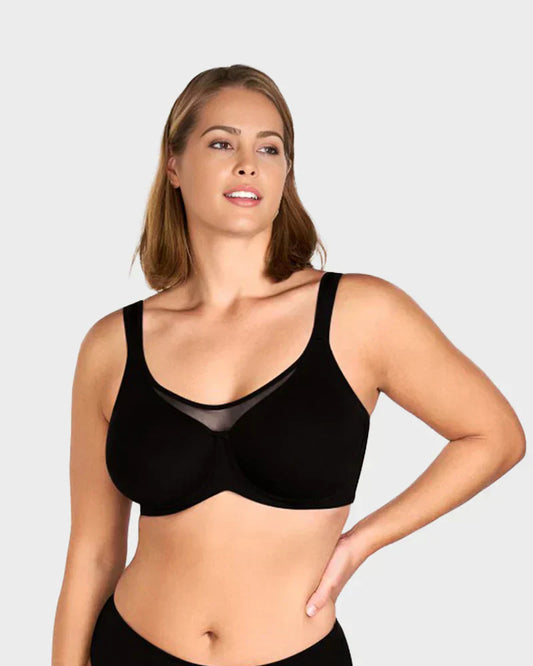 ⏳Last Day Special Price💐Women's Elegant Sheer Full Coverage Plus Size Bra