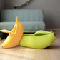 🍌🐱 Creative Banana Shape Bed For Cats & Dogs – Plush Semi-Enclosed Cave, Soft Sponge Padding, Cozy Private Retreat For Kittens, Cats & Small Pets. Available In 4 Sizes! 💤✨🛏️
