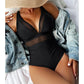🩱Hot Sale 49% OFF👙Mesh Tummy Control Swimsuit