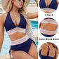 ⏰Last Day Promotion 60% OFF -⏳2026 High Waisted Tummy Control Color Block Bikini Sets