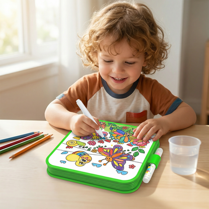 🎁🔥Last day sale 80% OFF🔥Magic Water Drawing Book – Reusable Mess-Free Colouring Fun