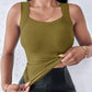 🏆Last Day Special Price ￡8.99!!⚡60K+ SOLD!💐Women's U Neck Thermal Tank Tops with Built-In Bra