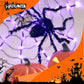 ⏳Limited time 50% discount 🎃Halloween Black Spider Decoration with Light🕷️