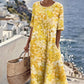 🌸 Estelle Printed Summer Dress – Flowy A-Line, Pockets, 6 Colorful Prints. 48% OFF + Free Shipping!