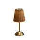 🌟🕯️ Cordless Boho Rattan Table Lamp – LED Bedside Lamp with Rechargeable Battery, Natural Rattan Shade, Creates Cozy Atmosphere Anywhere. A Must-Have for Boho Home Decor! 🎋💡