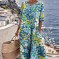 🌸 Estelle Printed Summer Dress – Flowy A-Line, Pockets, 6 Colorful Prints. 48% OFF + Free Shipping!